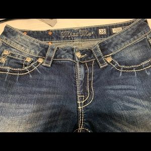 Miss Me Boot Cut Jeans Size 28